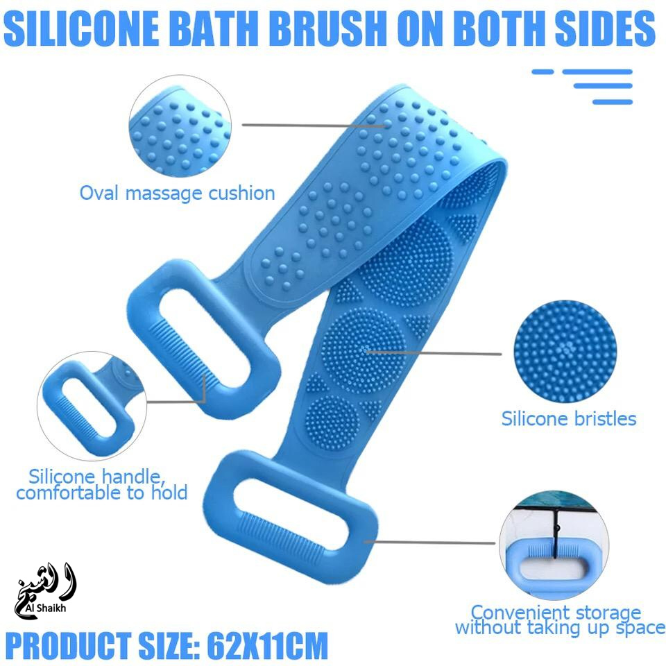 Silicone Body Brush Belt