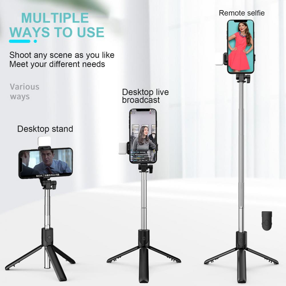 70cm Wireless Selfie Stick with Tripod - Bluetooth Shutter
