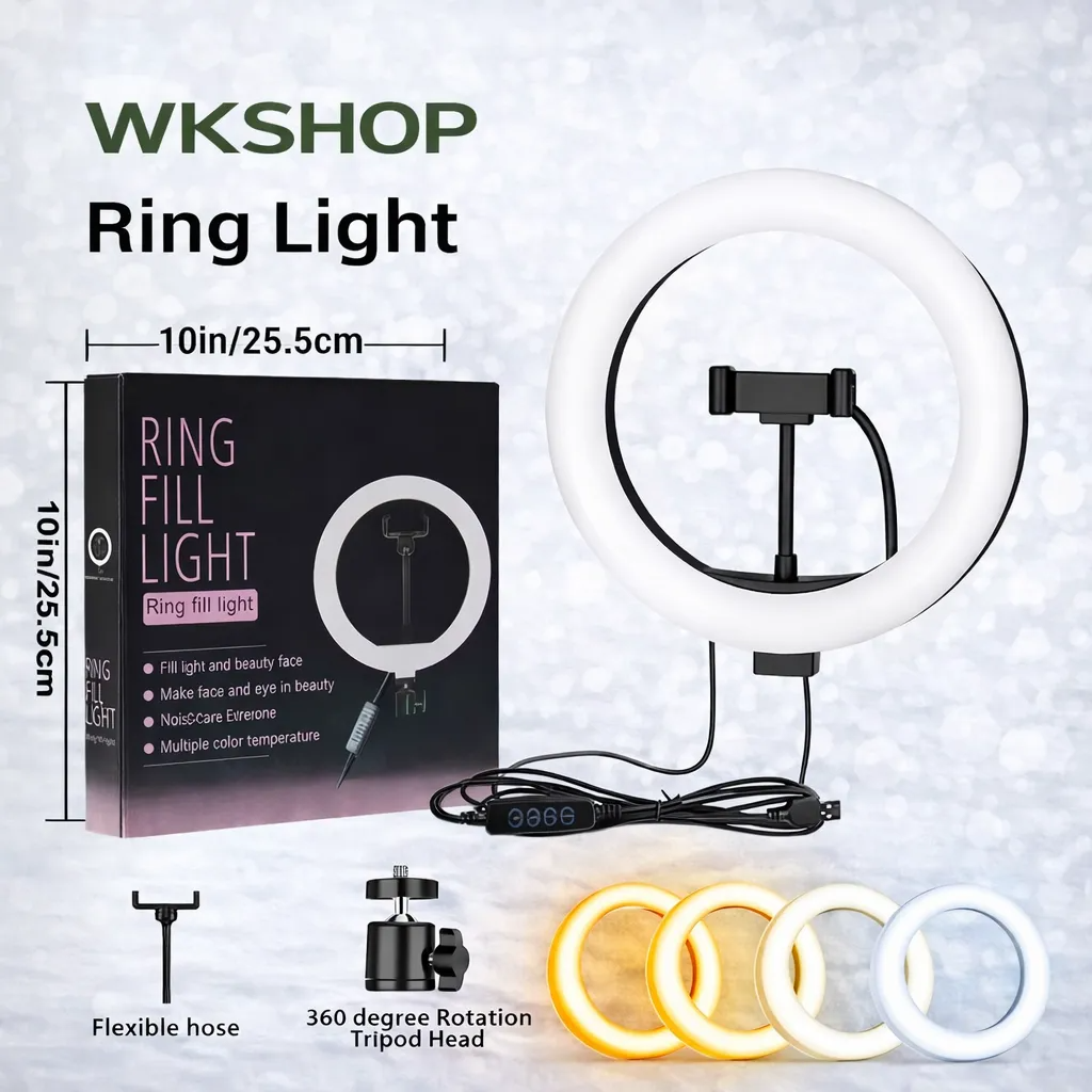 26cm Ring Light with 7ft
