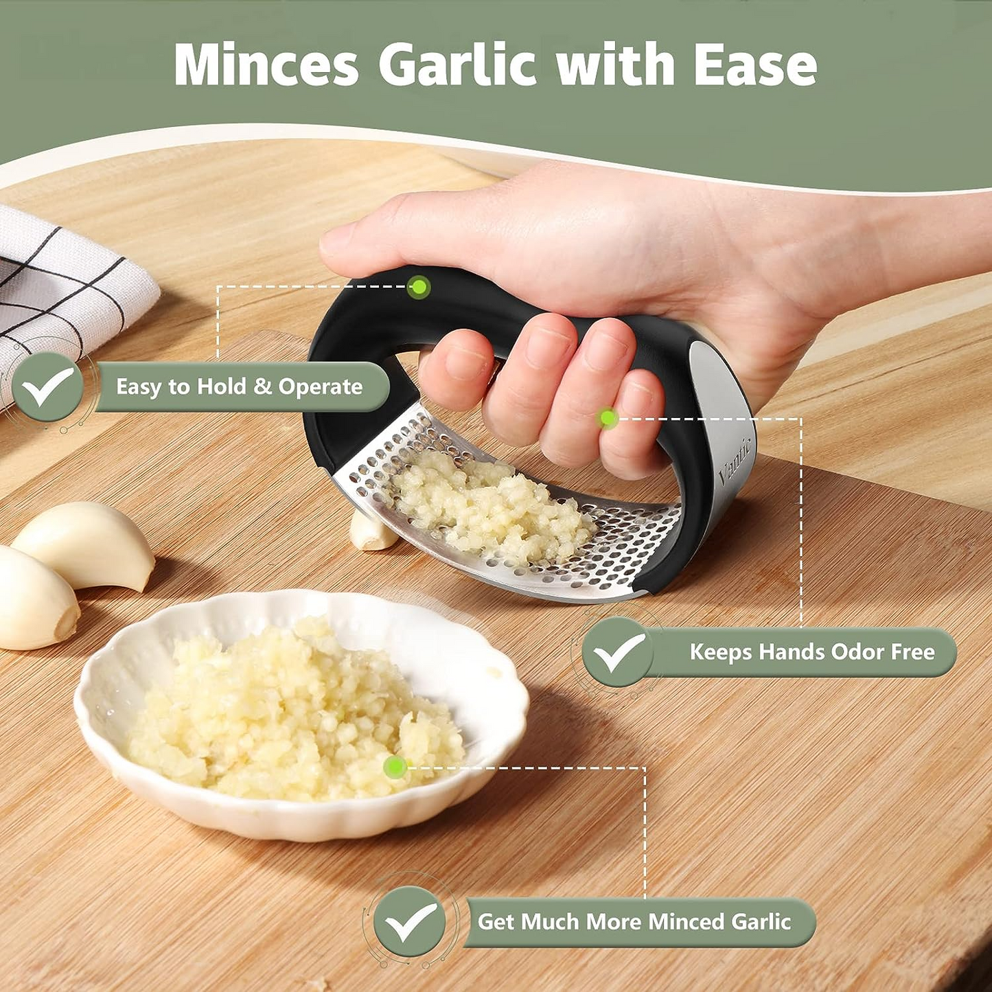 Manual Garlic Press