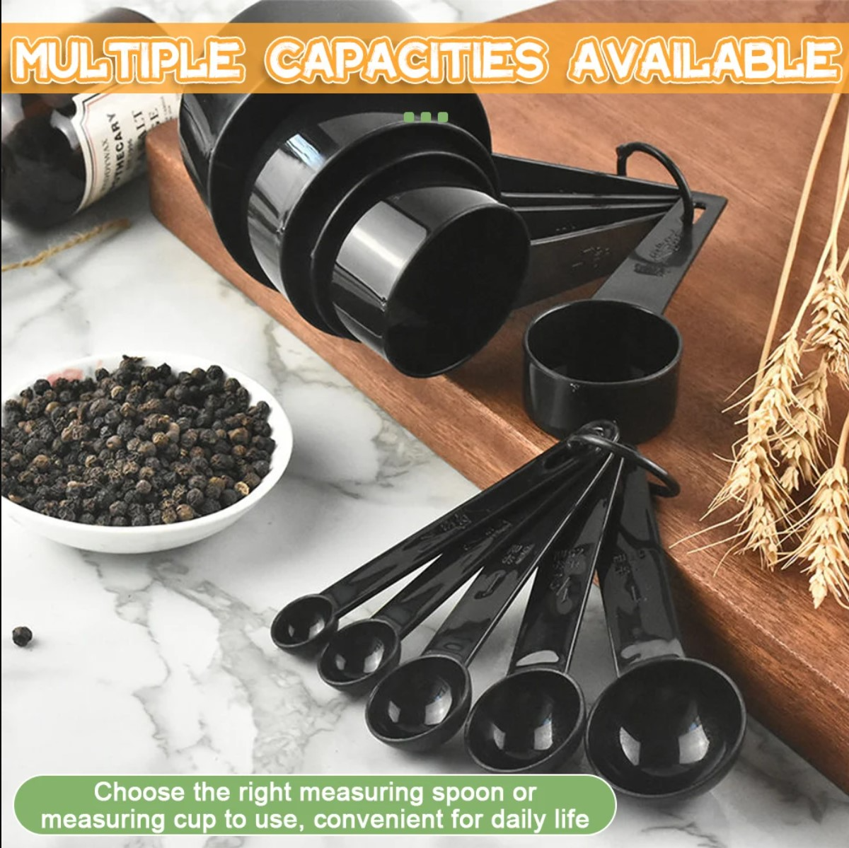 10pcs Kitchen Measuring Spoons