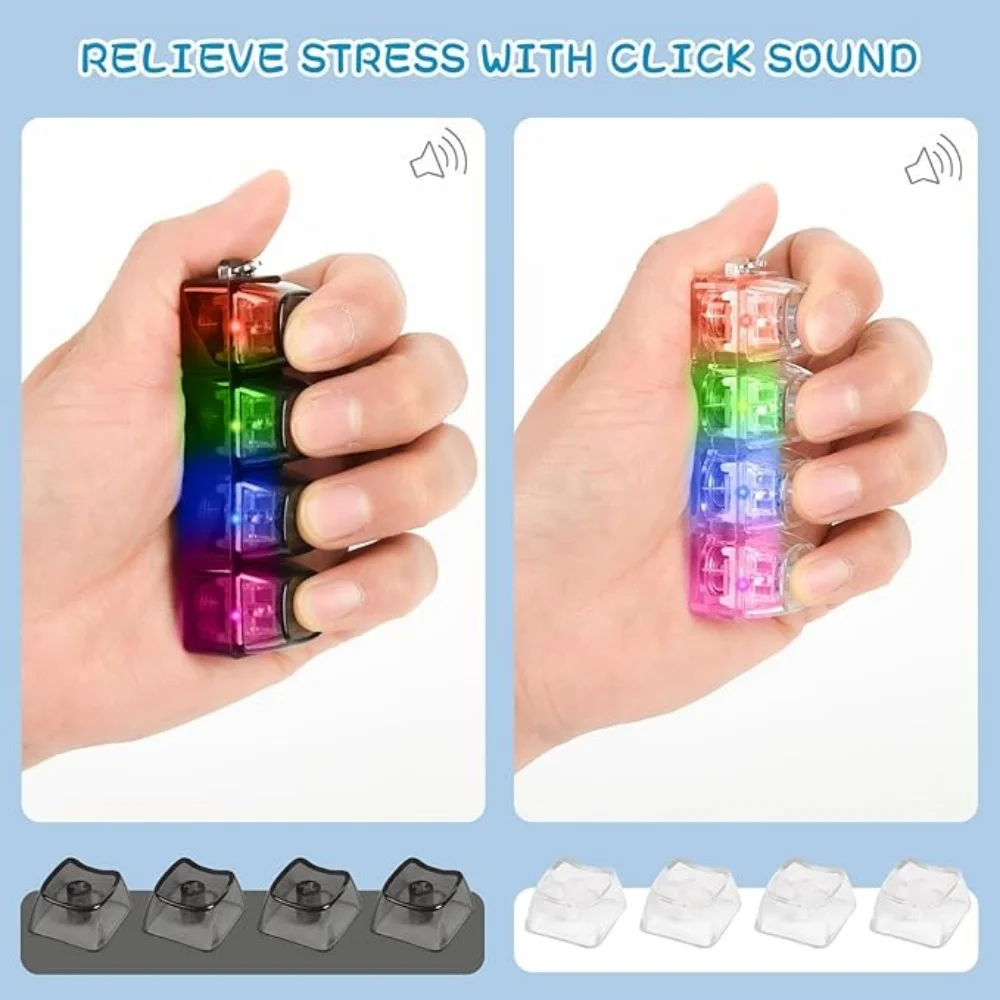 Stress Relief Keyboard Keychain